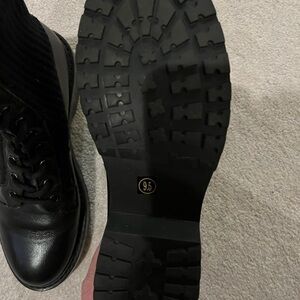 Steve Madden combat boots.  Black size 9.5